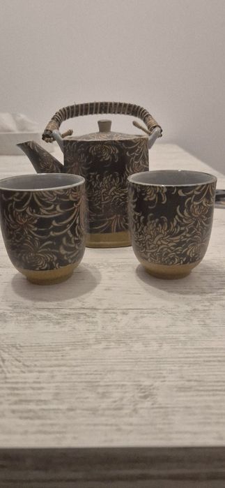 Set japonez ceainic ceramica cu 2 cesti