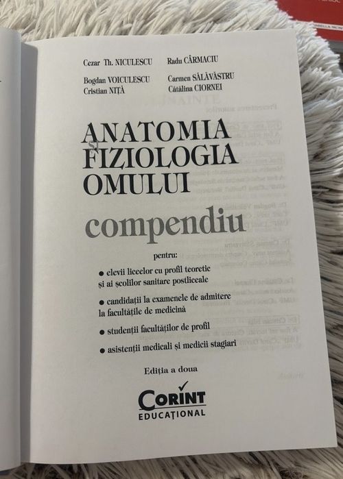 Anatomia și fiziologia omului
