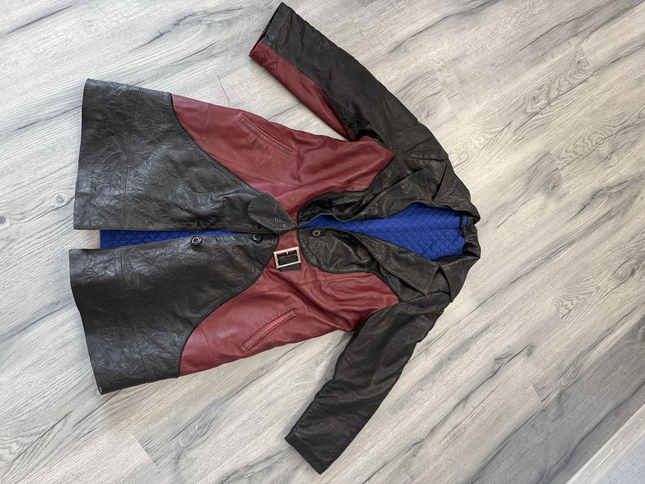 Продам кожаный плащ