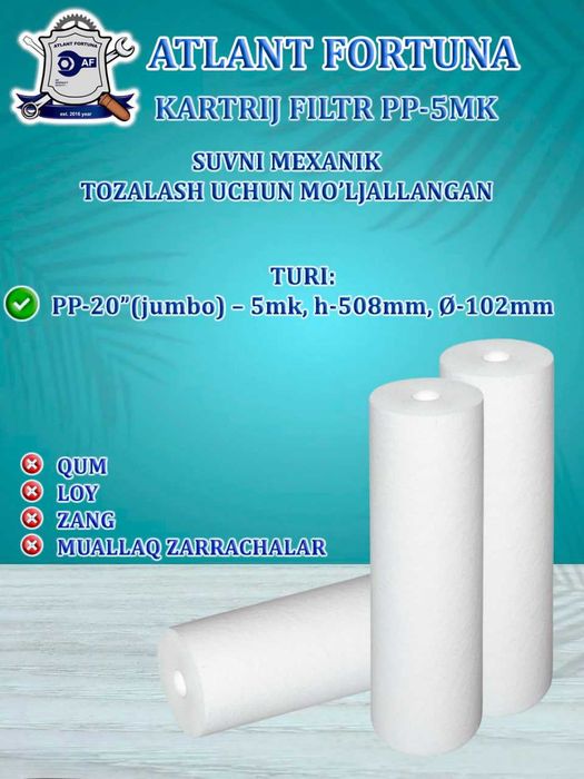 PP kartridj, картридж, filtr kartrij, osmos kartrij, катриж, UDF, CTO