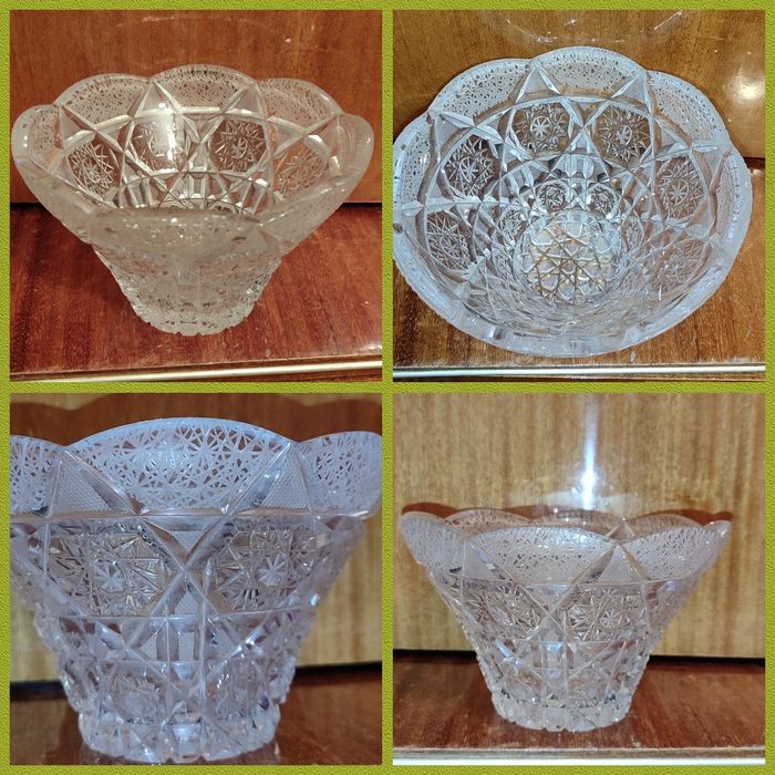 Салатница хрустальная большая