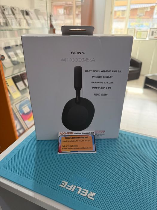 Casti Sony WH-1000 XM5 Sigilate/Garantie