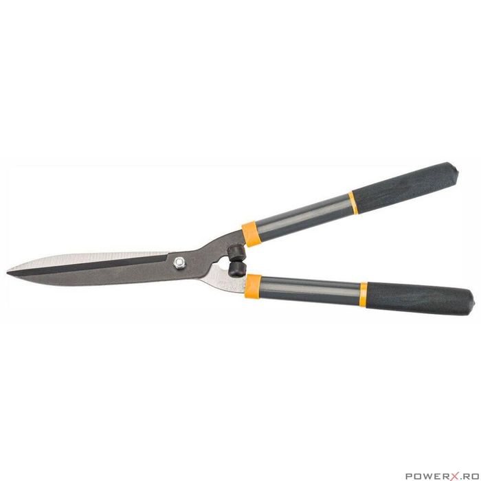Set 3 foarfeci pentru gradinarit, lama otel, maner cauciuc, 59cm,