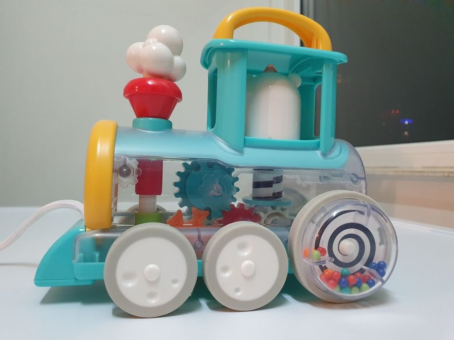 Hola - Locomotiva de jucărie - angrenaj cu roți dințate