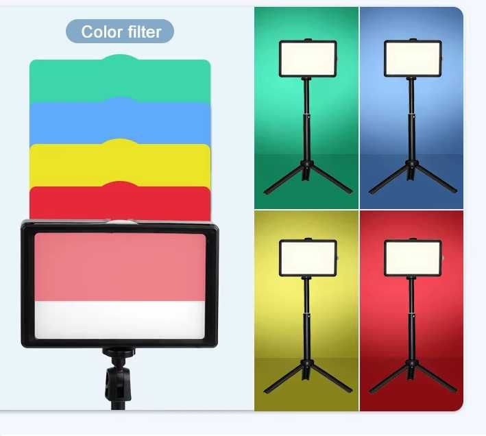 LED панел видео осветление 6 inch , Диодно осветление / постоянно