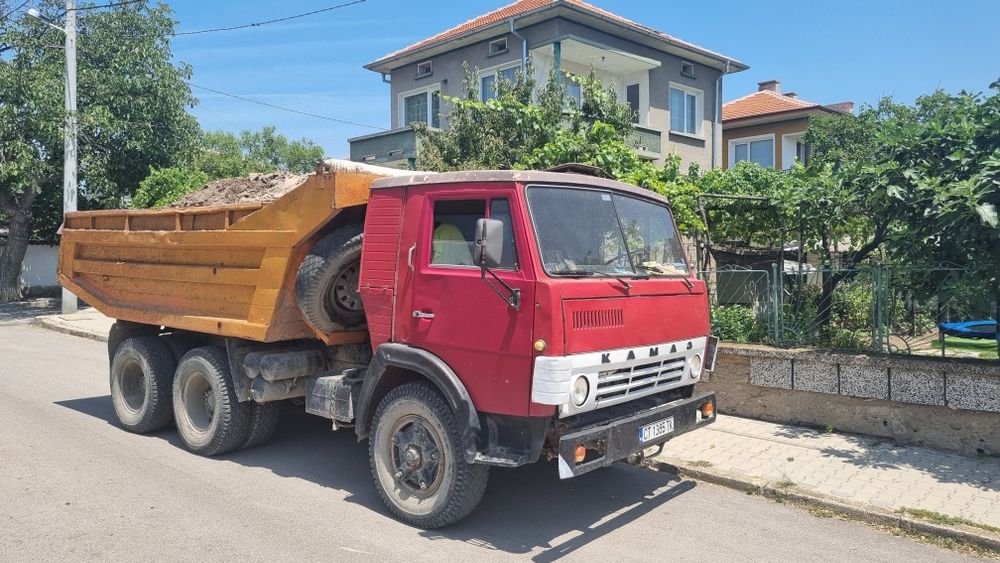 Услуги със самосвал КАМАЗ
