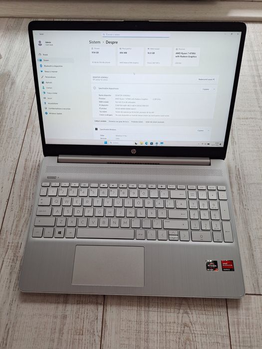 Laptop HP Notebook Ryzen 7 16 GB 1 TB