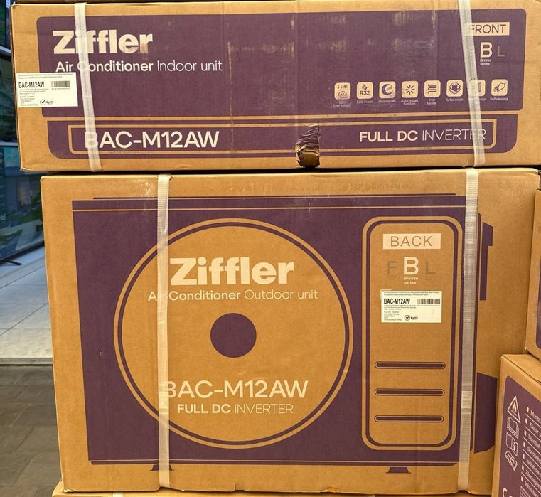сплит-системы Ziffler Breeze 12 Full DC Inverter (модель BAC-M12AW).