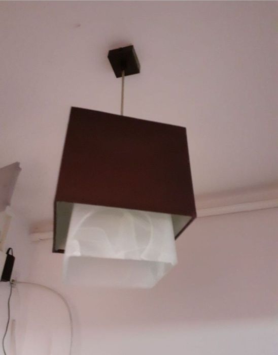 Corp iluminat 1 bec, lustra, suspensie, plafoniera reglabila ca nou