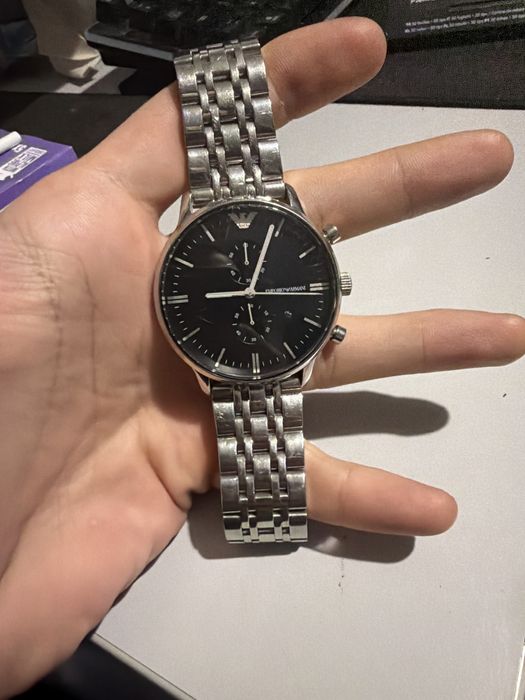 Мъжки часовник Emporio Armani AR0389 Gianni Chronograph