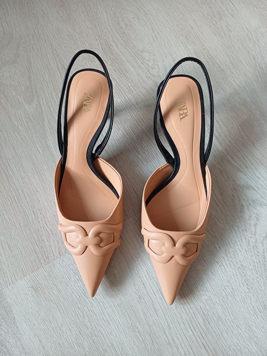 Новые туфли слингбэки ZARA