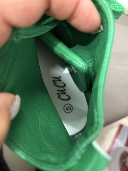 Обувки кецове кожени