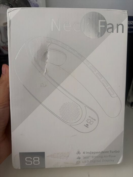 Портативный безлопастной вентилятор на шею (Neck Fan)