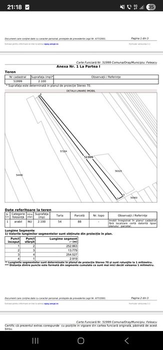 Vand teren Vâlcele, com. Feleacu Jud. Cluj