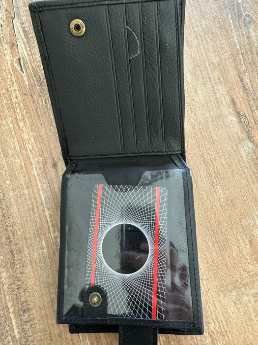 Portofel de Bărbați Eleganță Urbană - Negru, Material Sintetic, Nou