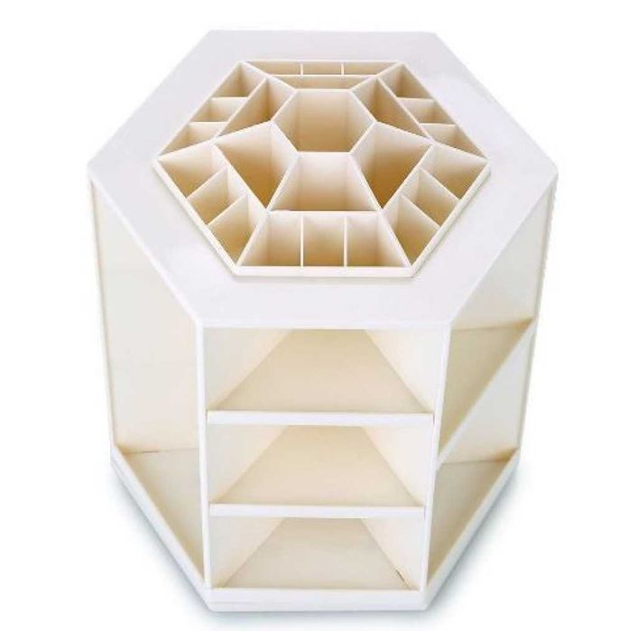 Козметичен органайзер, въртящ се на 360 градуса, капацитет до 70 прод