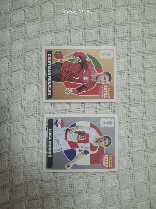 Vand cartonaș cu cristiano ronaldo extra sticker de bronze