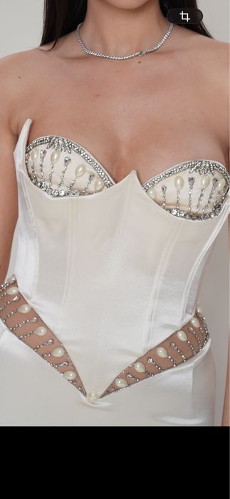 Rochie crem Cristina Savulescu Champagne
