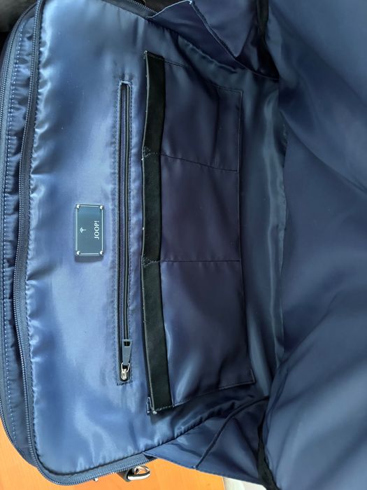 Geanta laptop JOOP! Modica Pandion - business bleumarin, nylon