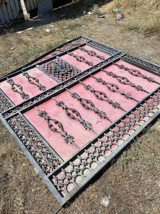 Варота б.у кованная толстые листы