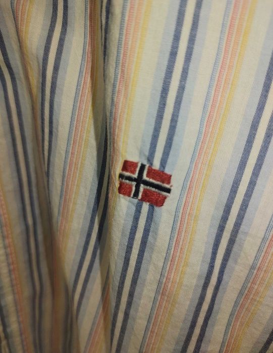 Рубашка Napapijri 100% хлопок. Премиум.