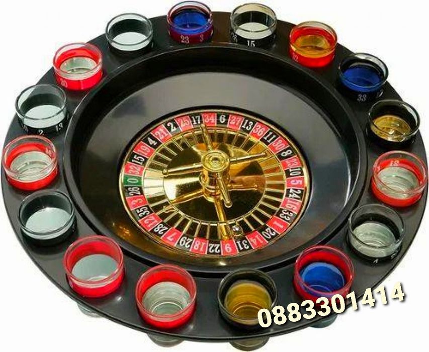 Рулетка с шотове Игра с чаши