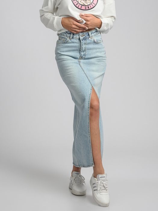 Дънкиви дълги поли