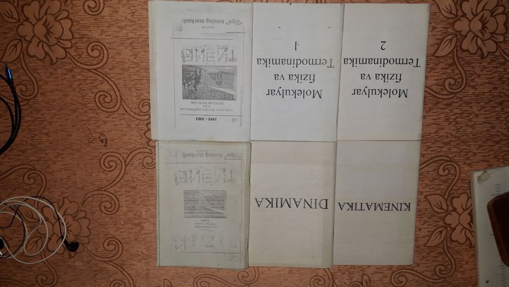 Kitob Matematika Fizika English lug'at va kitoblar