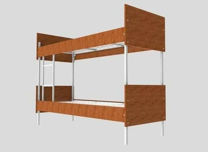 Двухъярусные металлические кровати с ЛДСП! Надежно, выгодно!