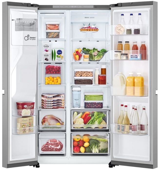 Хладилник Side-by-Side LG GSLC41PYPE, 641 l, E, No Frost, Инокс