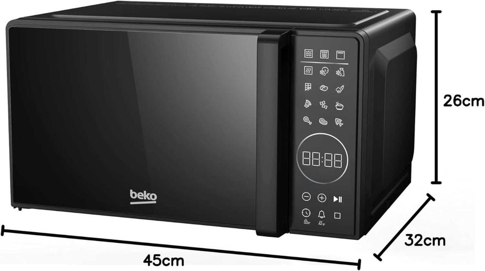 Микровълнова с грил Beko 20L (MGC20130BFB) 700 W, Черна