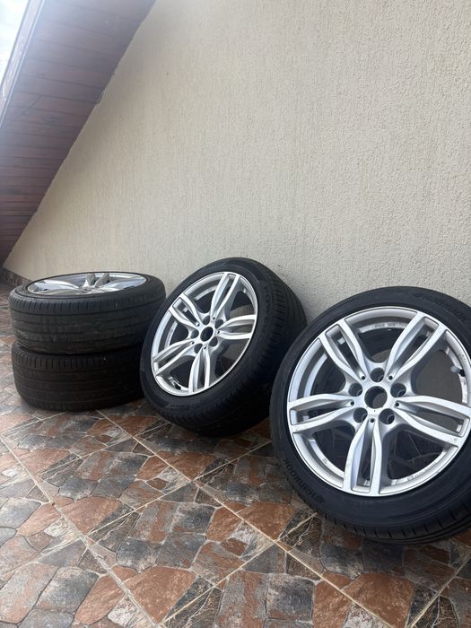 Set jante r17 cu doua cauciucuri noi pireli dot 0125