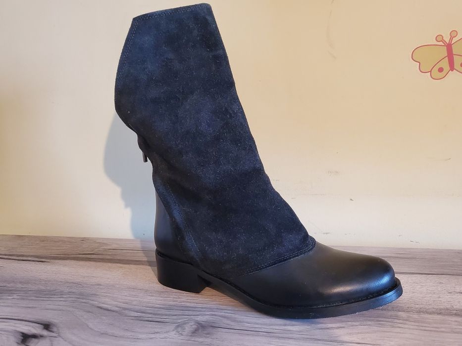 Боти естествена кожа