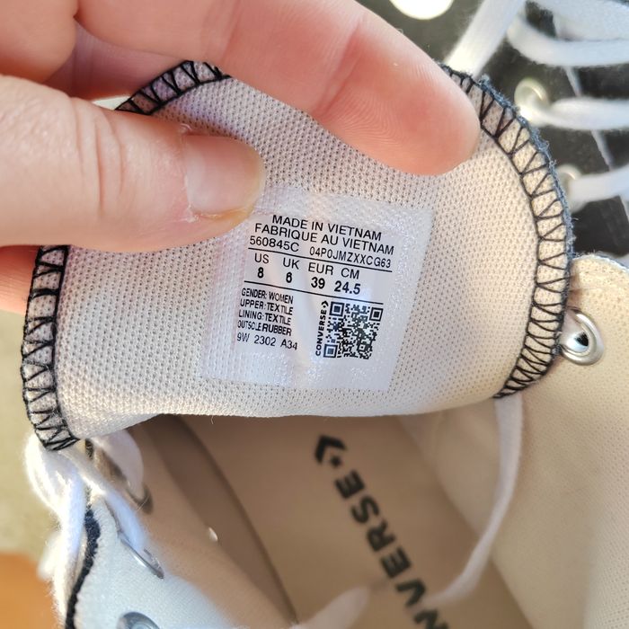 Converse unisex cu talpa înaltă mar 39