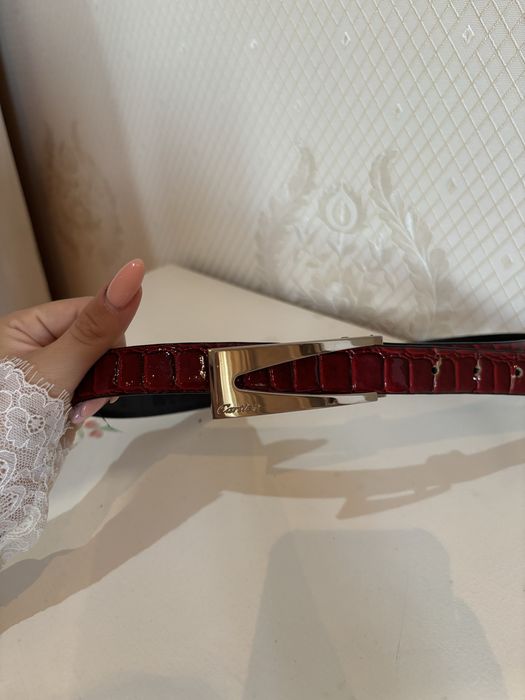 Оригинальный Cartier крокодиловый ремень