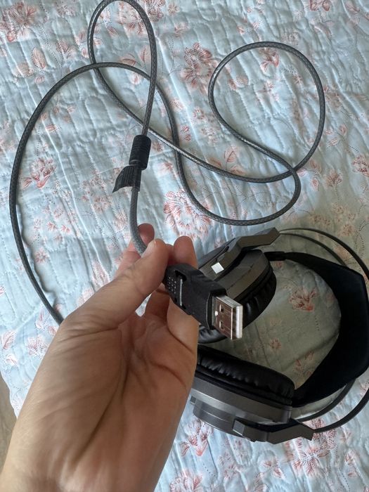 USB игровые наушники