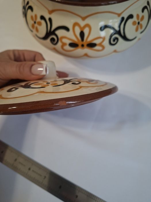 Керамический горшочек, супница СССР