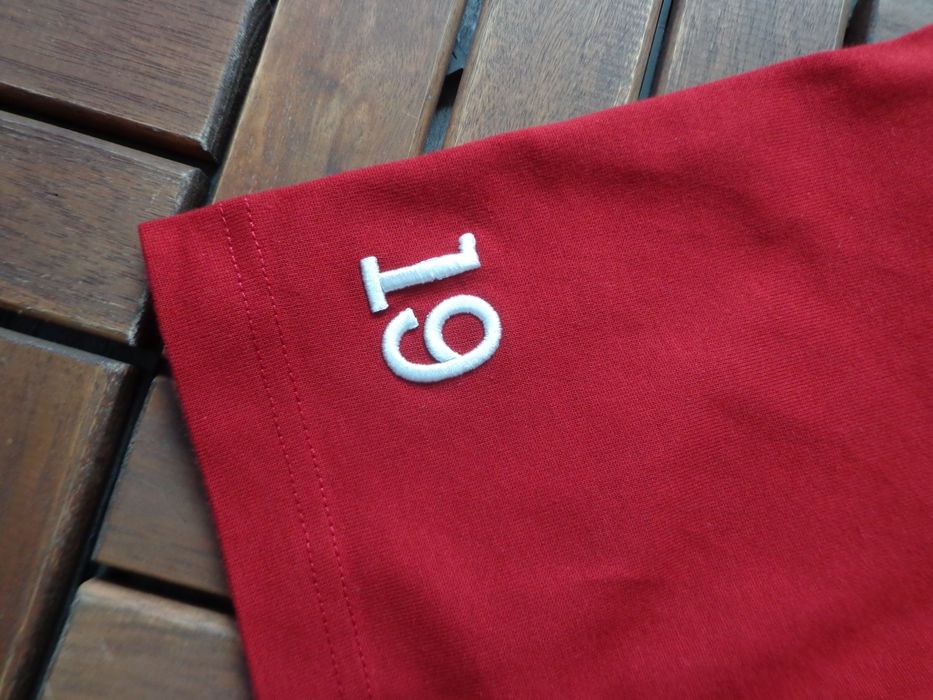 Мъжка тениска T shirt with Iceberg lettering print detail