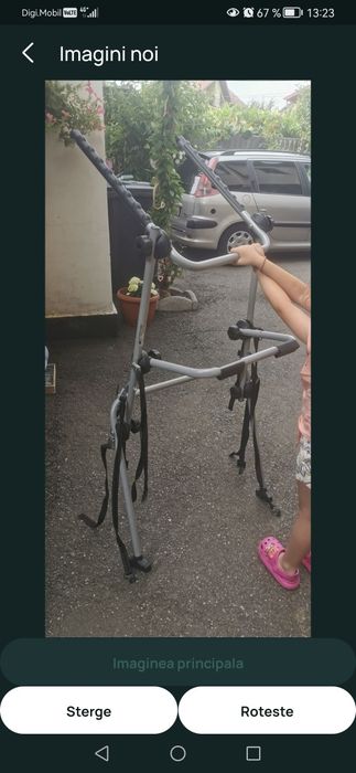 Suport pt. 3 biciclete cu prindere pe haion