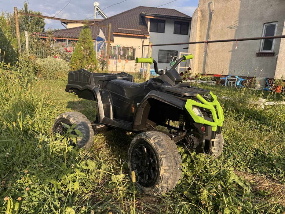 ATV electric copii+baterii rezerva+telecomanda
