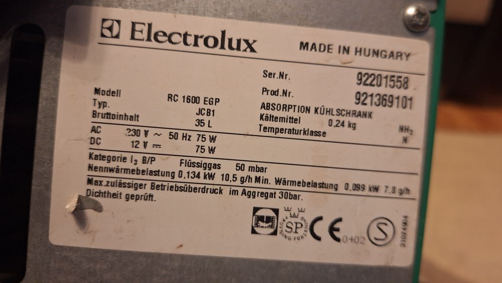 Frigider camping pe gaz, 220v, 12v