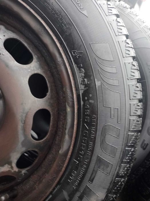 Anvelope set 4 buc 195 65 15 M+S DOT 2023,cu Jante pt Peugeot