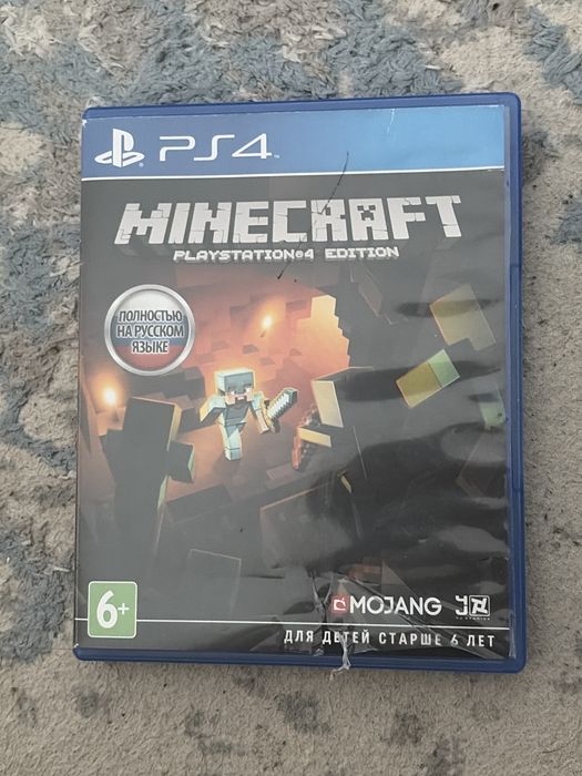 Игровой диск minecraft PS 4 edition