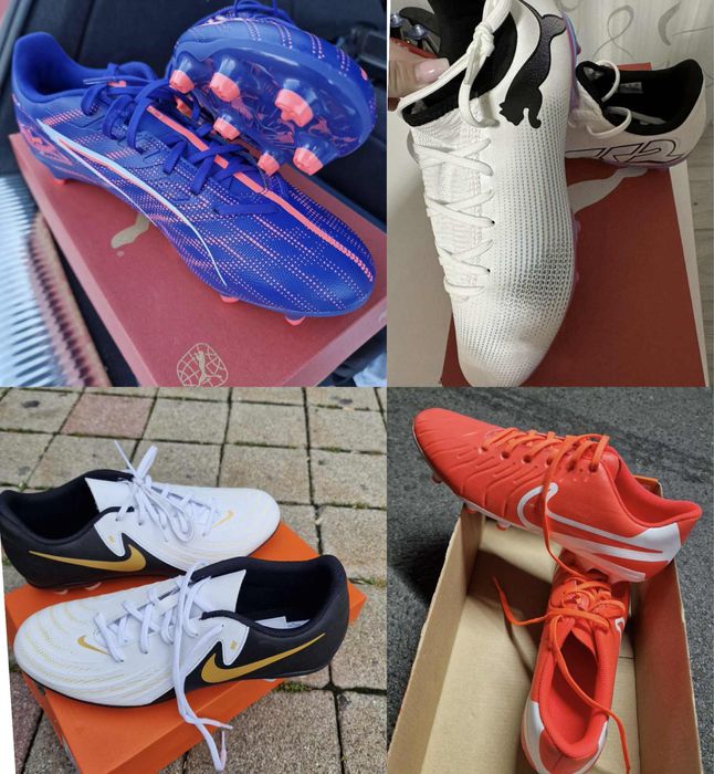 Ghete Fotbal Crampoane Noi Nike si Puma