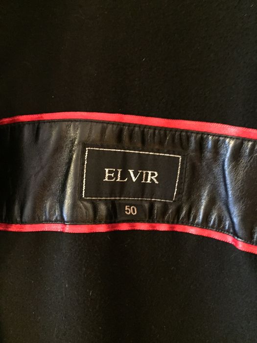 Мужской кожаный плащ