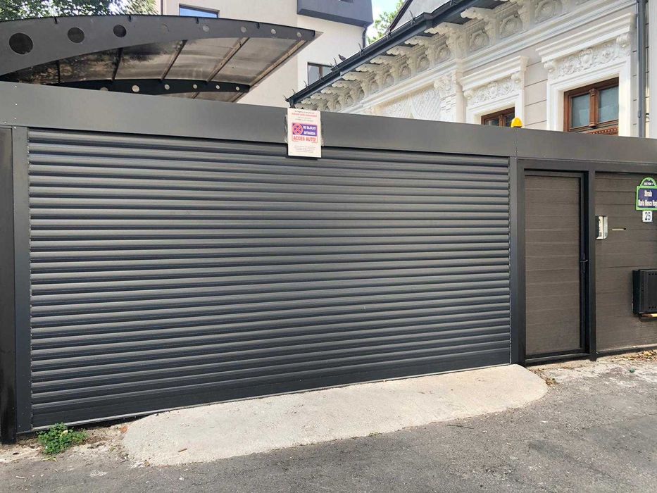 Usi de garaj lamele aluminiu 55 mm si 77 mm