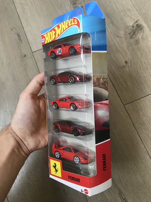 Hot wheels колички Ferrari 5-pack supra bmw mecedes audi hotwheels