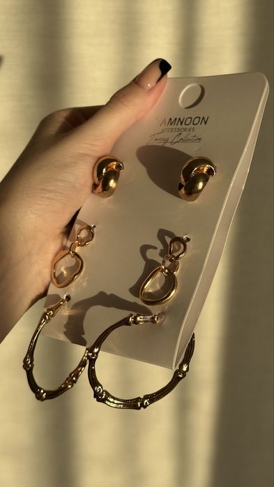 Сережки бижутерия