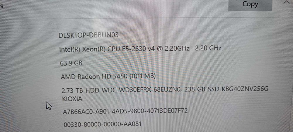 Vand Calculator/PC/Workstation> Intel Xeon, 64gb DDR4, 3.2Tb Stocare