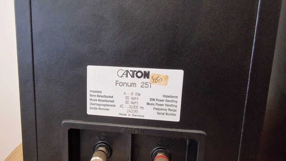 Boxe Canton Germania hi-fi